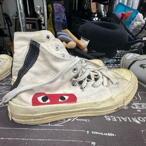 Women’s  High-Top Sneakers with Eye Design